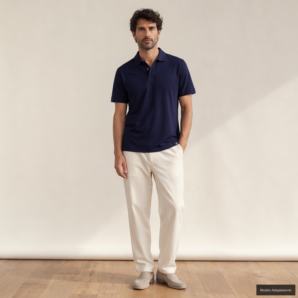 GRAN SASSO POLO M/M 78014_598 COL.598 - P/E 26 — vista alternativa
